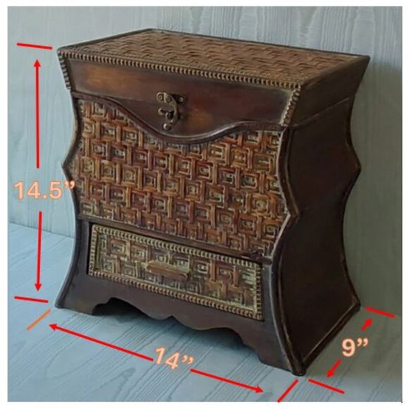 Rattan Chest for Storage - Picture 3 of 7